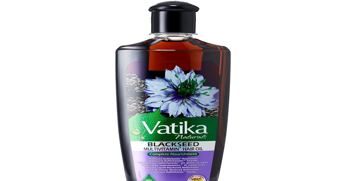 Vatika Naturals Black Seed Enriched Hair Oil Complete Hair Care 200 Ml, (Pack of