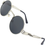 Thumbnail: CGID E72 Retro Steampunk Style Unisex Inspired round Metal Circle Polarized Sung
