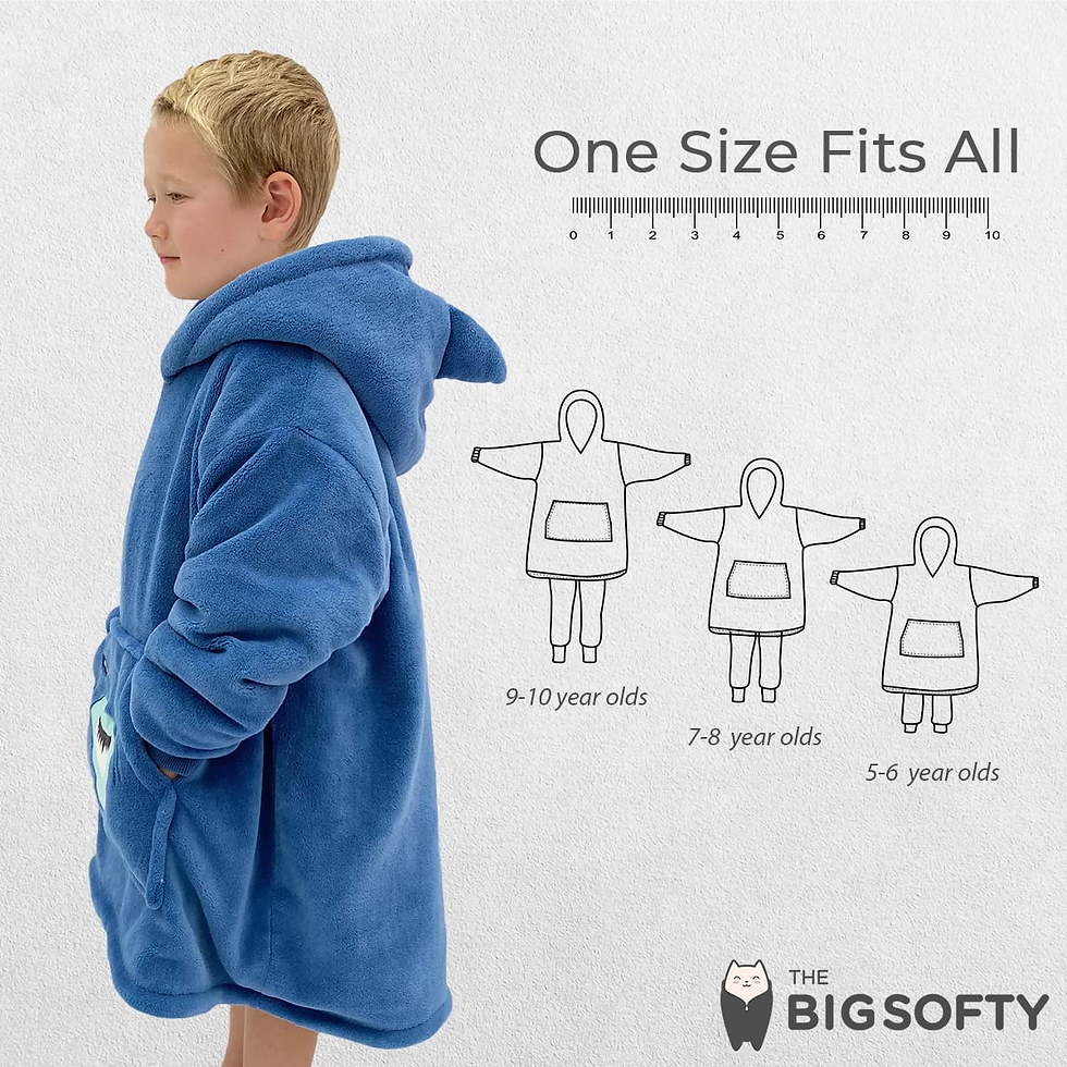 Thumbnail: Kids Oversized Hoodie - Blanket Hoodie for Kids