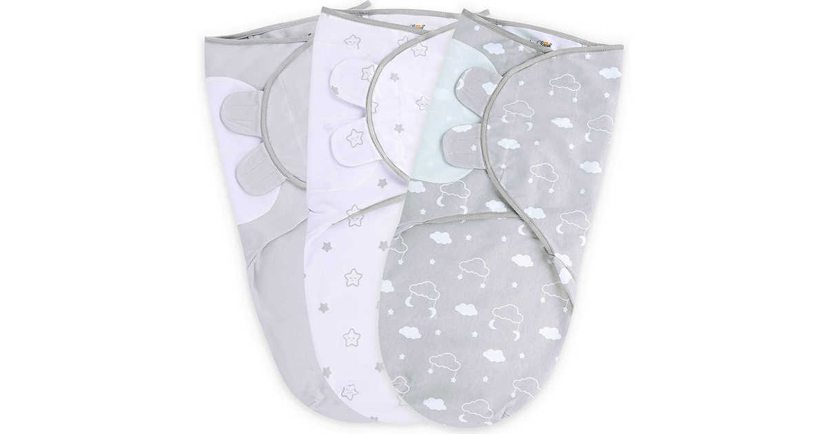 Swaddle Blanket, Baby Swaddle Wrap for Infant (0-3 Month), Adjustable Newborn Sw