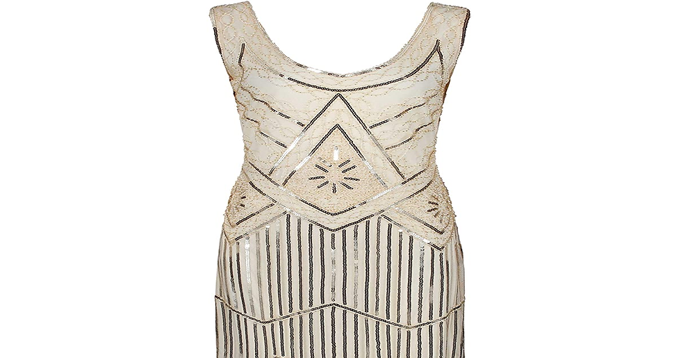Thumbnail: Ro Rox Great Gatsby 1920'S Cocktail Party Sequin Tassel Flapper Dress