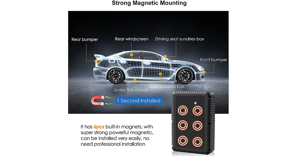 Thumbnail: Winnes 4G TK915 GPS Tracker Work Globally Strong Magnet Car GPS Tracker anti The