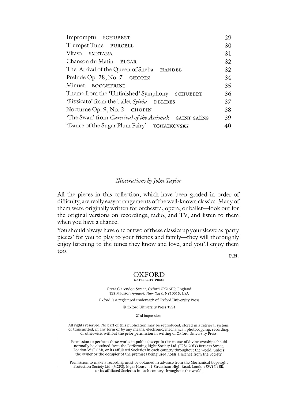 Thumbnail: Piano Time Classics: the Oxford Piano Method the New