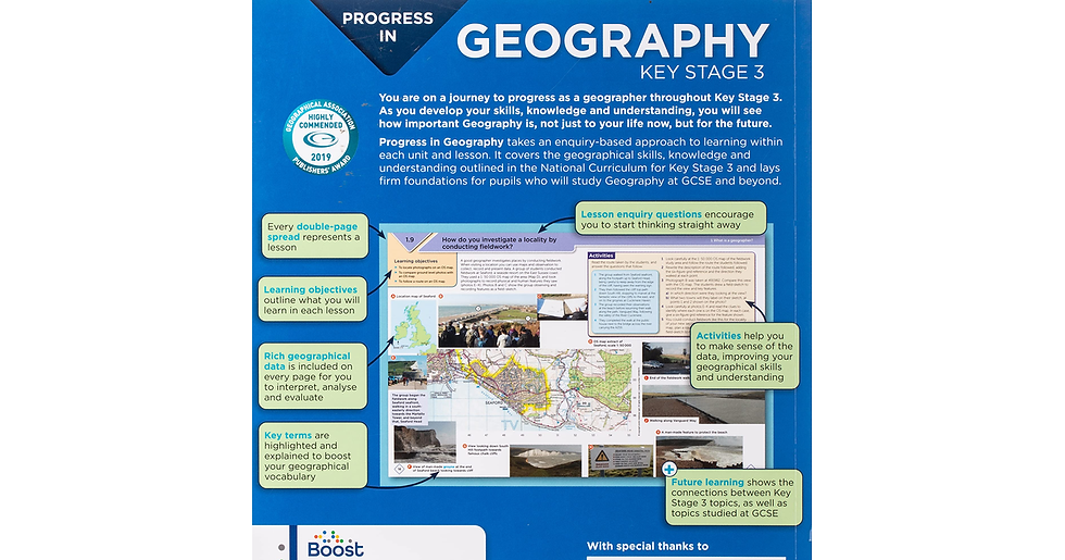 Thumbnail: Progress in Geography: Key Stage 3: Motivate, Engage and Prepare Pupils