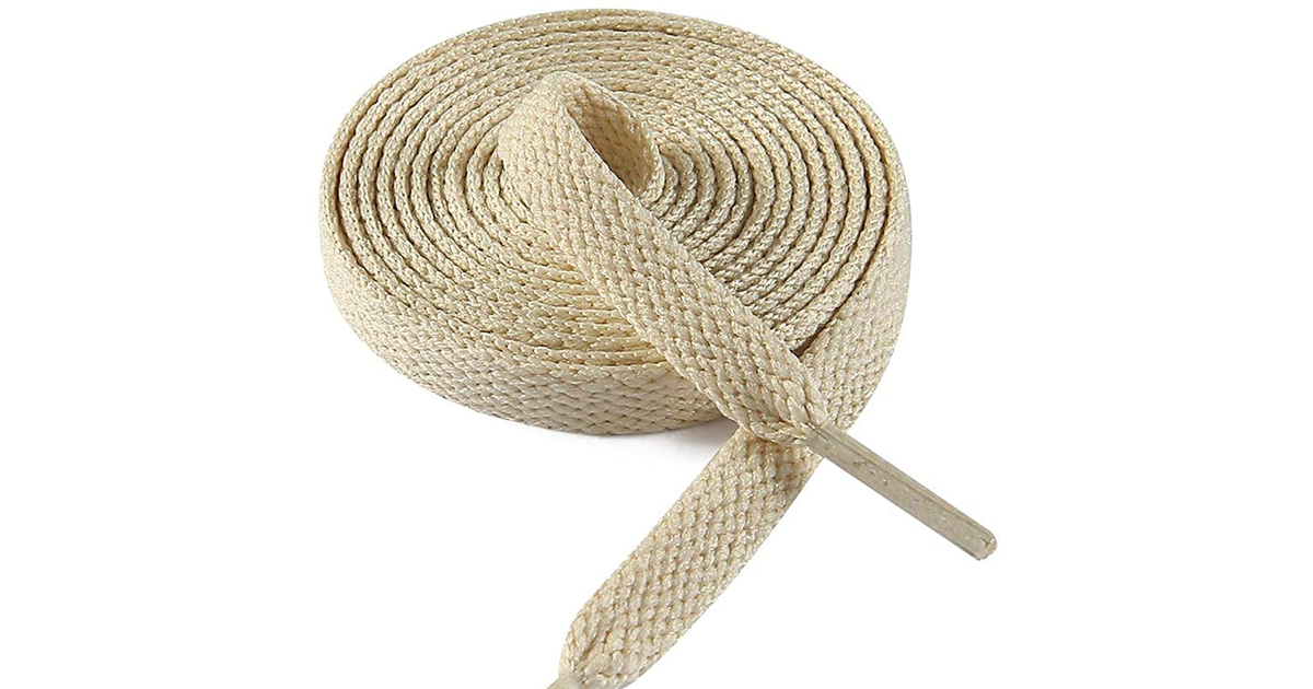 VSUDO Flat Trainers Shoelace, 8Mm Wide Shoe Lace for Sneakers, Premium Trainer S