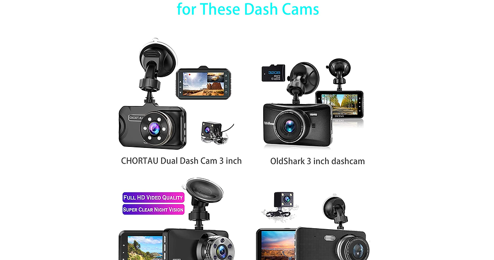 Thumbnail: Car Dash Cam Mount Bracket for ORSKEY TOGUARD Claoner YUNDOO Dash Cam, Easy to I