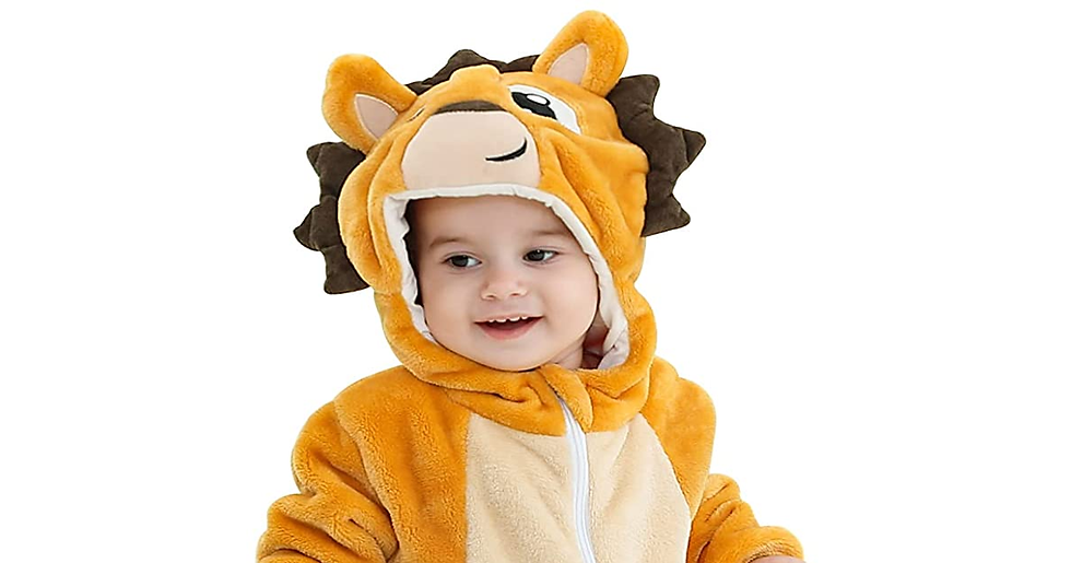 Thumbnail: MICHLEY Hooded Romper Baby Boys Girls Flannel Pyjamas 2-36 Months