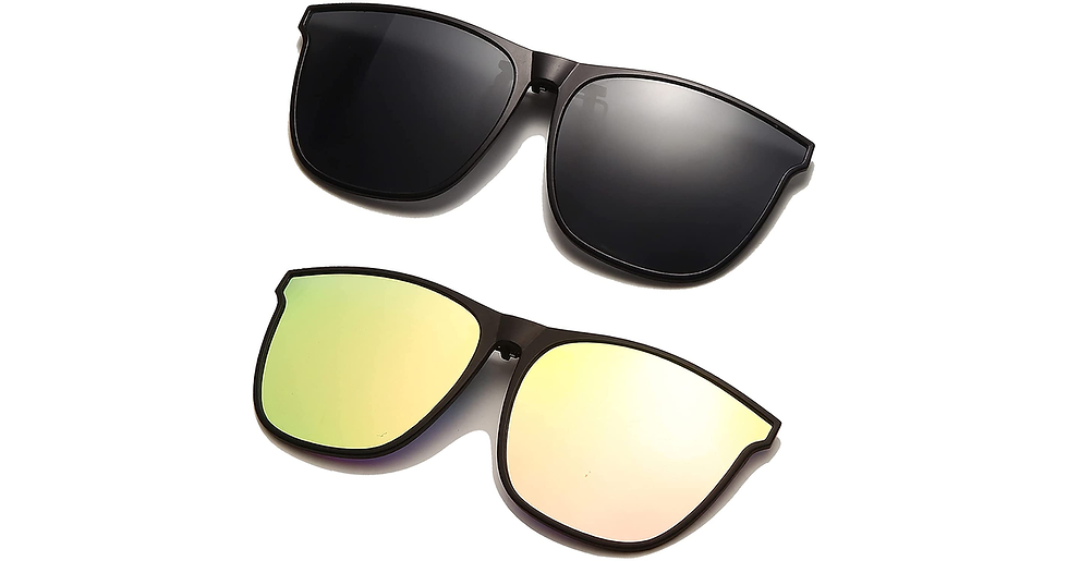 Thumbnail: Long Keeper Polarised Clip on Sunglasses - Sunglasses Clip on Glasses for Men Wo