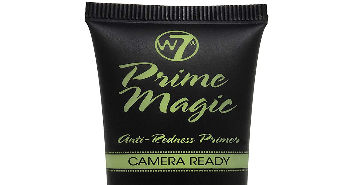 W7 Prime Magic Anti-Redness Face Primer - Green Colour Correcting Face Priming F