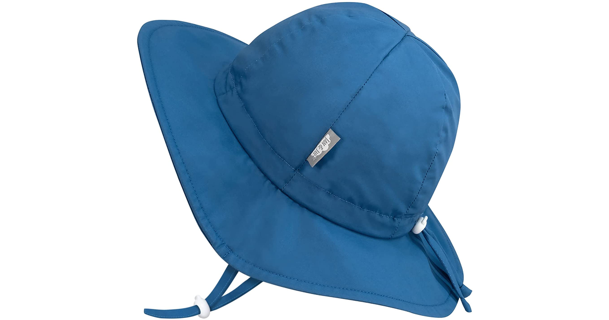 JAN & JUL Gro-With-Me Adjustable Baby Toddler Sun-Hat for Girls or Boys, UPF 50+ Breathable Cotton