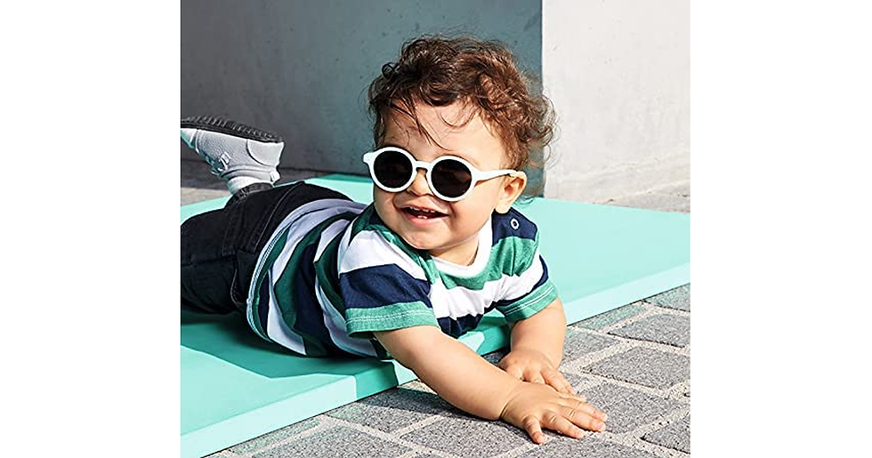 Thumbnail: Baby Polarized Sunglass with Strap, Adjustable Infant UV400 Protection Sunglasse