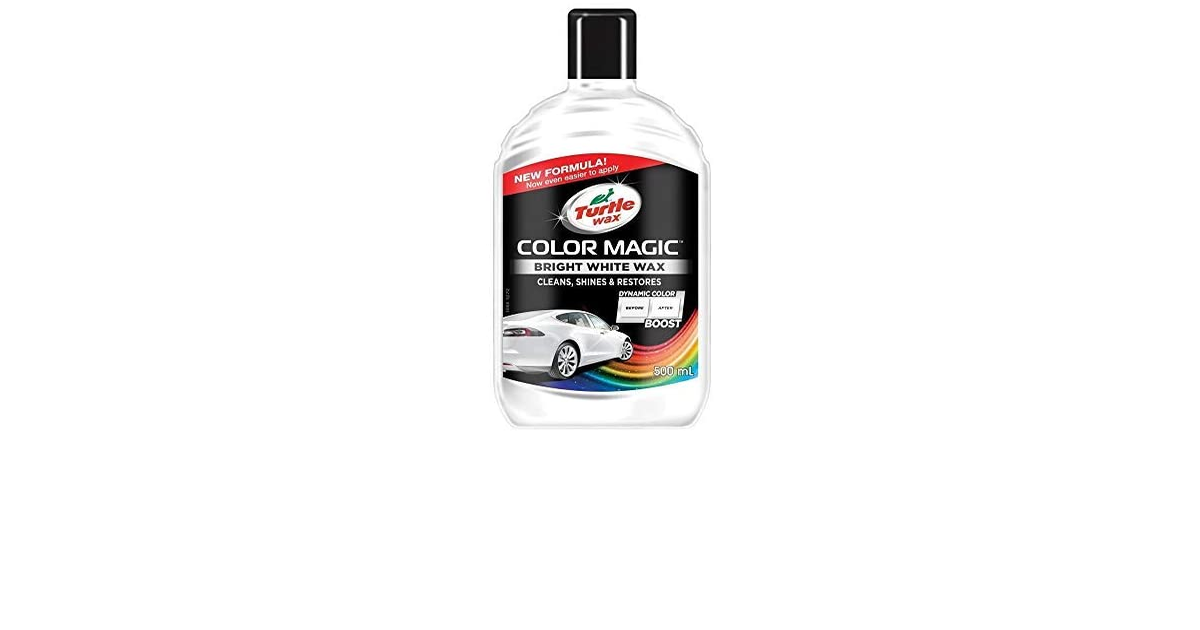 Turtle Wax 52712 Color Magic Car Paintwork Polish & Shine 500Ml White