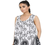 Thumbnail: Shop5Pound New Women Summer Kaftan Floral Design Umbrella Cut Dress Printed Desi