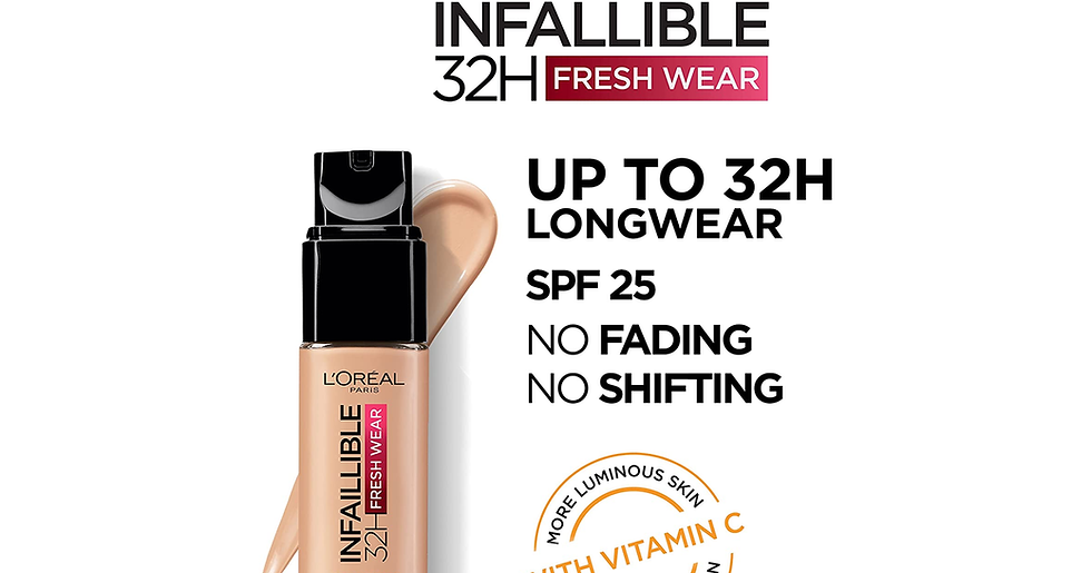 Thumbnail: L'Oreal Paris Infallible 32H Fresh Wear Foundation 15 Porcelain, Longwear, Weigh