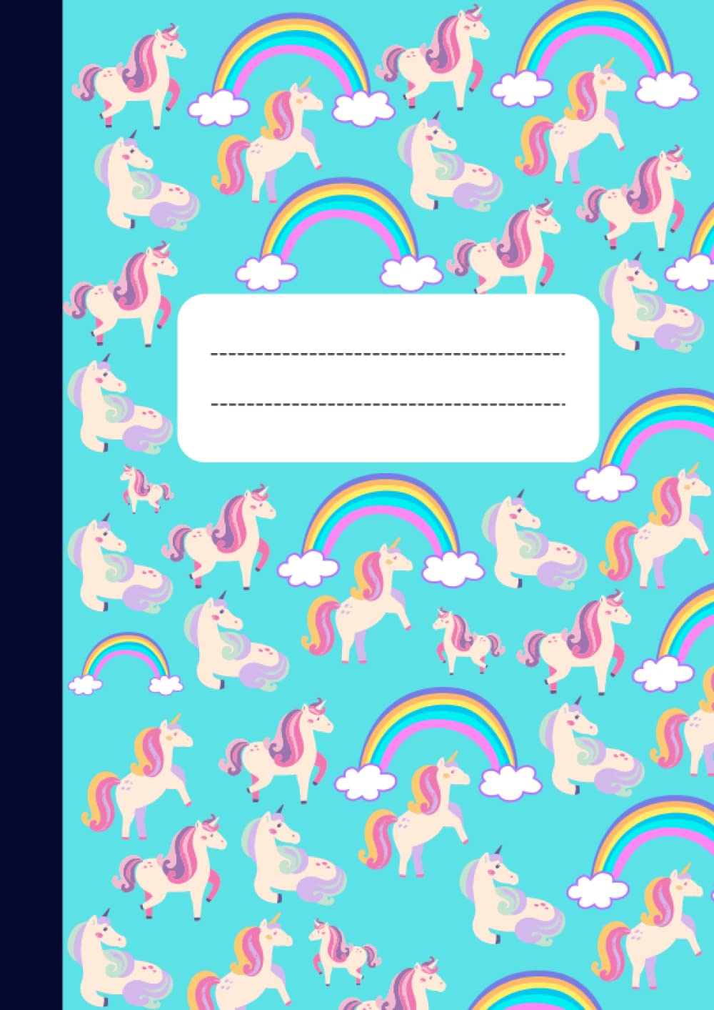 Half Lined Half Blank Exercise Book A4: Wide Ruled Notebook (Half Lined Half Bla