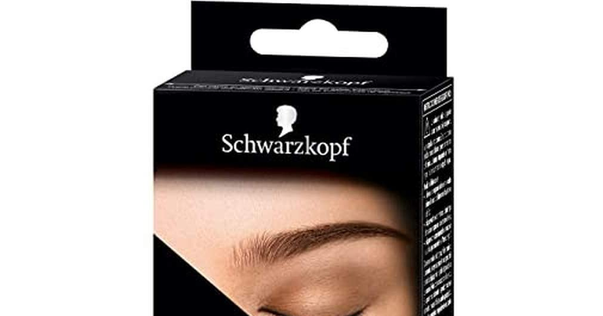 Schwarzkopf Brow Tint Professional Formula Eyebrow Dye Brow Tinting Kit with Gen
