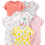 Thumbnail: Simple Joys by Carter'S Baby Girls' Short-Sleeve Bodysuit, Pack of 6