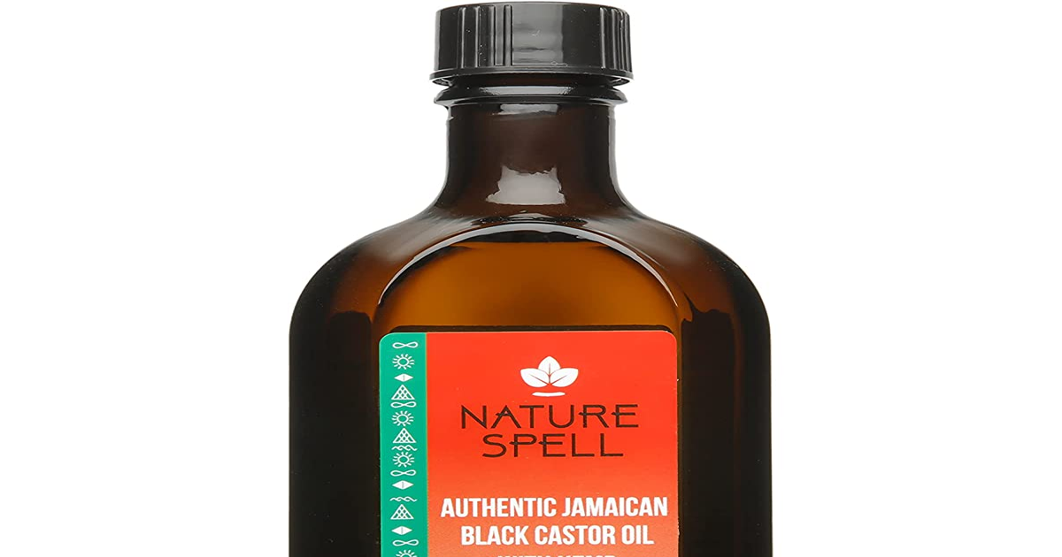 Nature Spell Authentic Jamaican Black Castor Oil with Hemp for Hair & Body 150 M