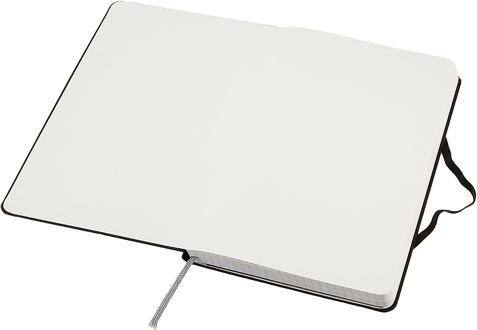 Thumbnail: Basics Classic Notebook, Squared 240 Pages, Large (12.7X21Cm) a book