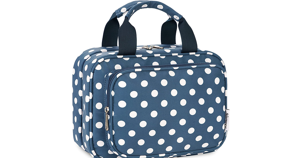 Thumbnail: Large Hanging Toiletry Wash Bag Makeup Cosmetic Organizer for Women Girls Kids W