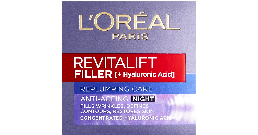 L'Oreal Revitalift Filler Hyaluronic Acid Anti-Ageing Night Cream 50 Ml