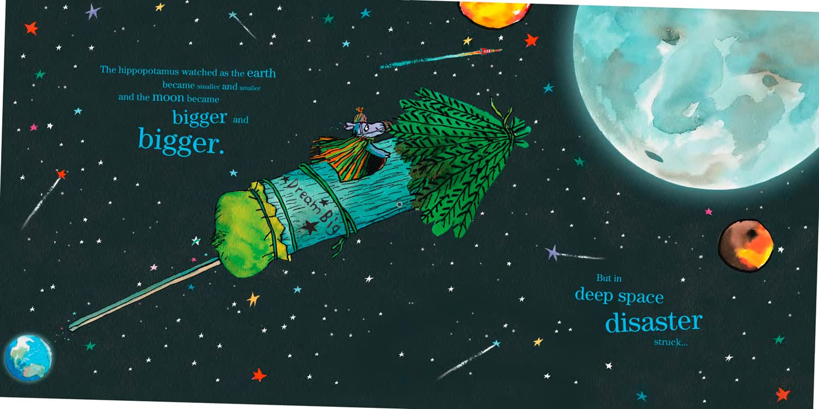 The First Hippo on the Moon New