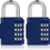 Thumbnail: ZHEGE Combination Locker Padlock, 4 Digit Coded Padlock, Gym Lock, School Locker