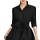 Thumbnail: VERWIN Women Long Sleeve Loose Elegant Maxi Dress Button down up Shirt Long Dres