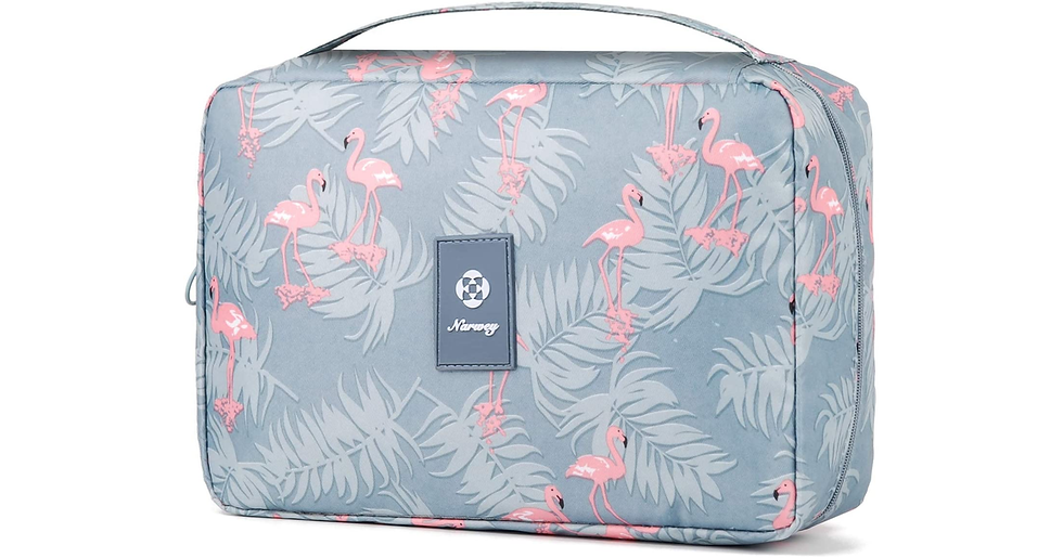 Thumbnail: Travel Hanging Toiletry Wash Bag Makeup Cosmetic Organizer for Women Girls Kids 