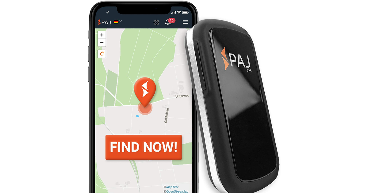 PAJ GPS Allround Finder GPS Tracker - Personal GPS Tracker Devices for Real-Time