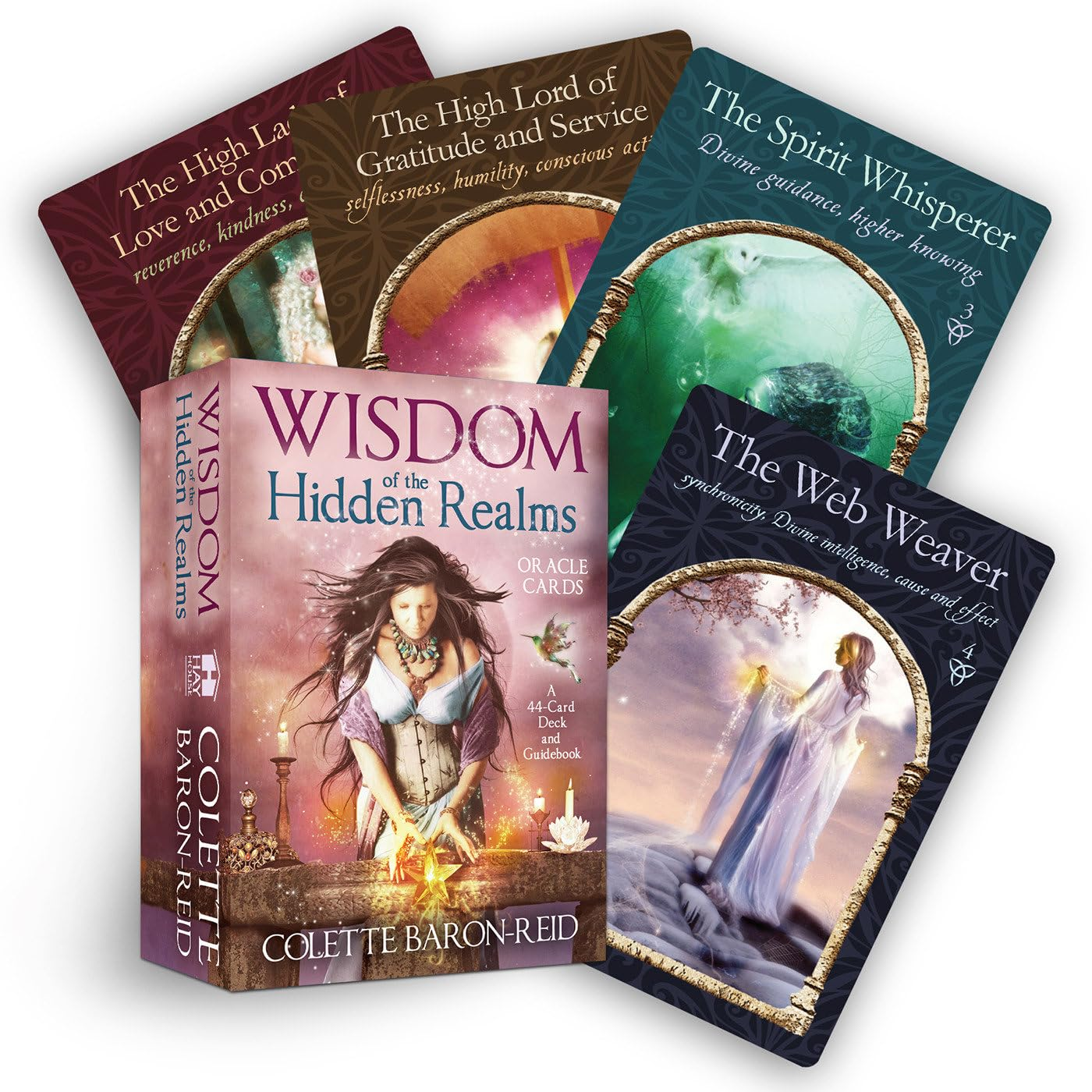 Hayhouse Publications Wisdom of the Hidden Realms Oracle Cards,Multicolor,14 X 1