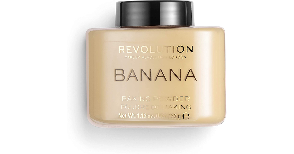 Makeup Revolution, Loose Baking Powder, Banana, 32G