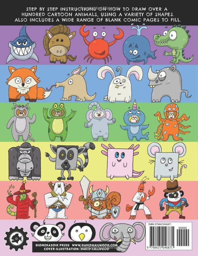 Thumbnail: How to Draw Cartoon Characters for Creative Kids: Awesome Animals Edition . . .