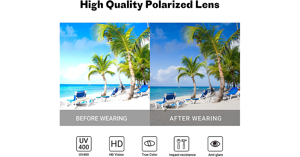 Thumbnail: EFE Oversized Polarised Sunglasses - Womens Big Frame Fashion Sun Glasses Retro 