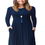 Thumbnail: GRECERELLE Women'S Casual Maxi Dress Long Sleeve Long Dresses with Pockets and S