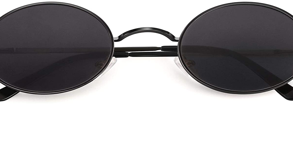 Thumbnail: CGID E01 Retro Vintage Style Lennon Inspired round Metal Circle Polarized Sungla