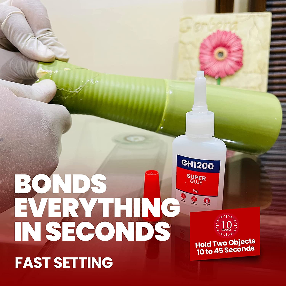 Thumbnail: 20G Strong Super Glue All Purpose with Anticlog Cap. Super Fast,Thick & Strong A