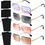 Thumbnail: URATOT 4 Pack Rimless Rectangle Sunglasses Vintage Rimless Eyewear Transparent R