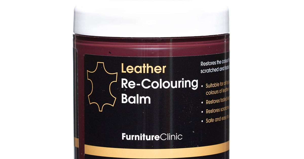 Furniture Clinic Leather Recolouring Balm - Leather Color Restorer for Furniture