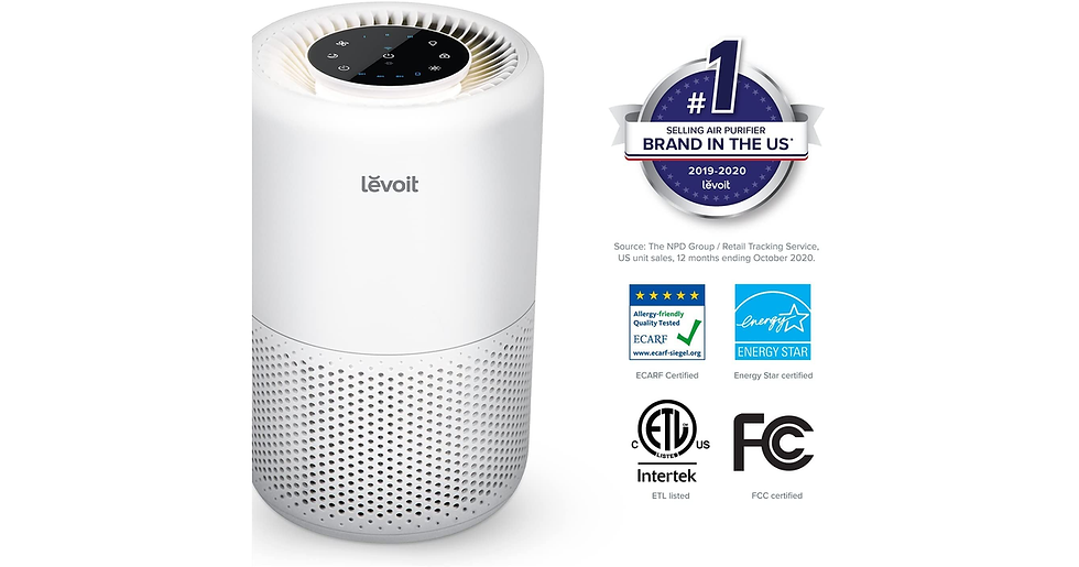 Thumbnail: LEVOIT Smart Wifi Air Purifier for Home, Alexa Enabled H13 HEPA Filter, CADR 170