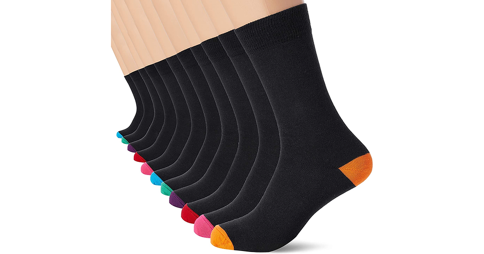 Thumbnail: FM London 12-Pack Men’S Smart Breathable Socks