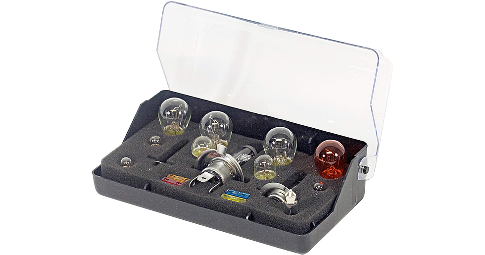 Thumbnail: AA Universal Bulb Kit - Clear/Red/Silver & Car Headlamp Headlight Beam Converter