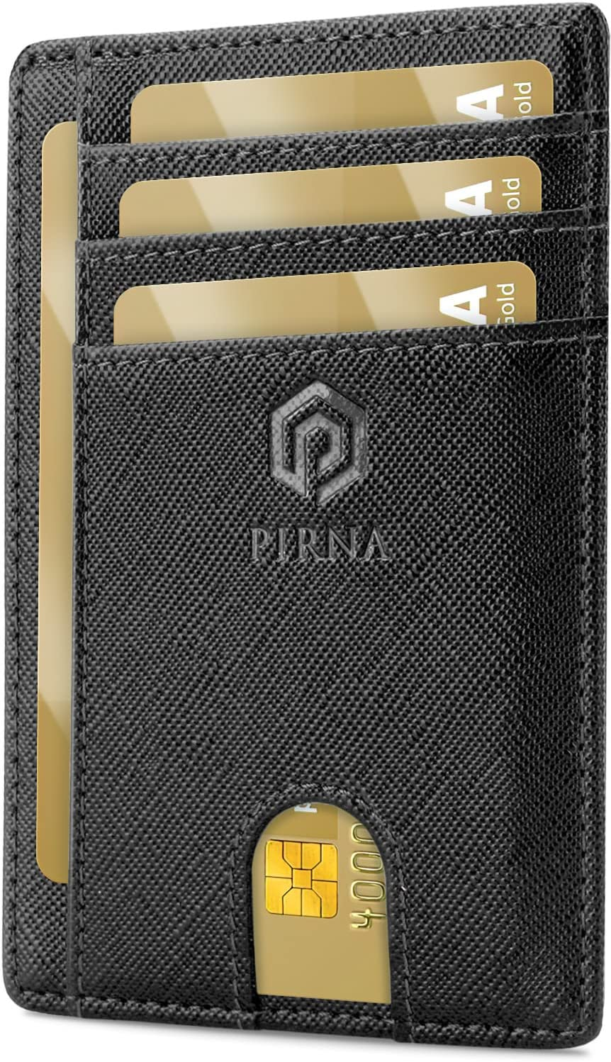 Slim Wallet for Men, RFID Blocking Minimalist Credit Card Holder – Thin Men'S Wa