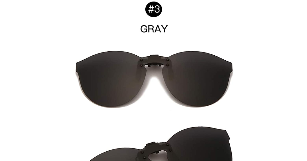 Thumbnail: Polarized Clip-On Sunglasses Anti-Glare UV400 Protection Flip up Rimless Lens fo