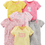 Thumbnail: Simple Joys by Carter'S Baby Girls' Short-Sleeve Bodysuit, Pack of 6