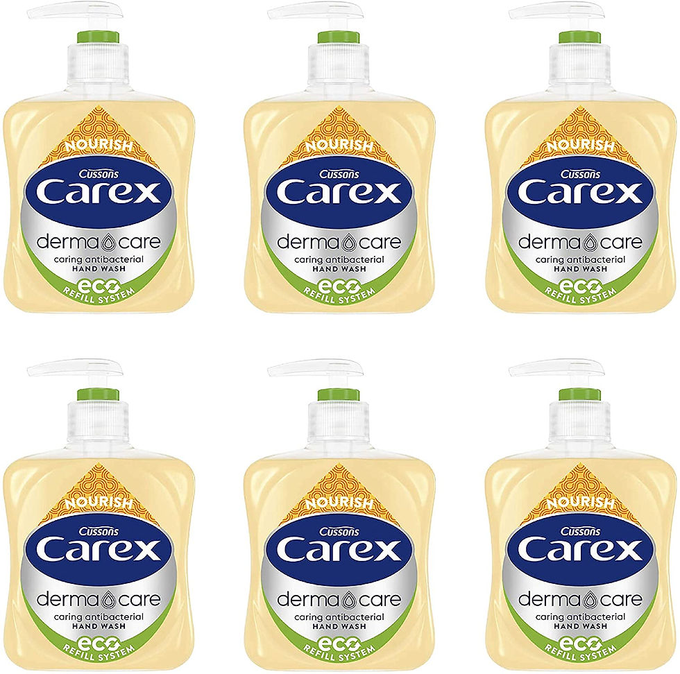 Thumbnail: Carex Nourish Antibacterial Hand Wash - Gentle & Effective Liquid Soap (Pack of