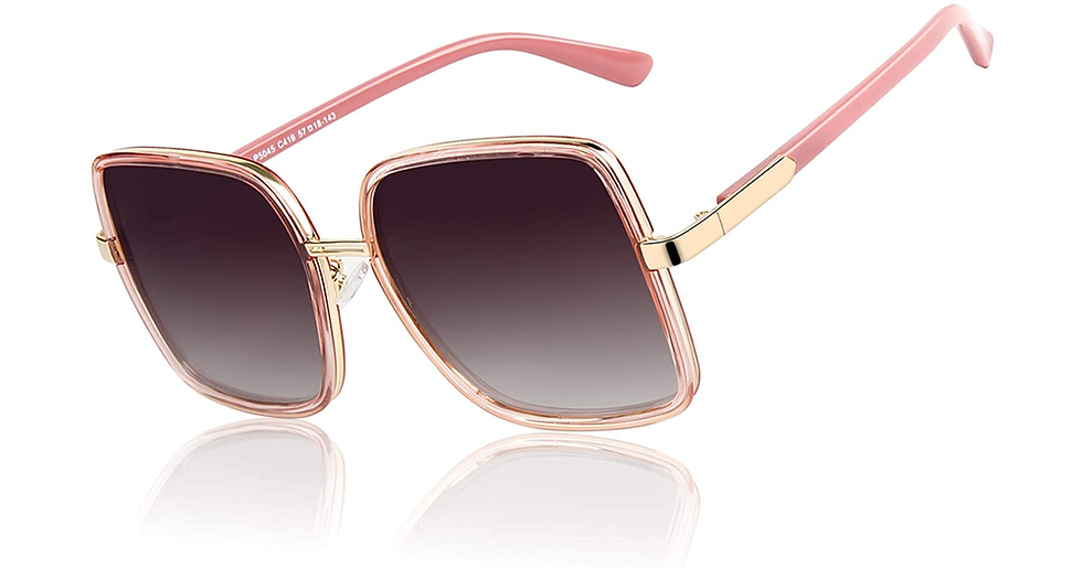 Thumbnail: GQUEEN Oversized Polarised Trendy Sunglasses for Women Ladies UV400