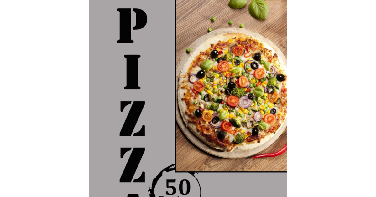Pizza Cookbook: 50 Recipes-Easy and Healthy Recipes to Master the Outdoor Pizza