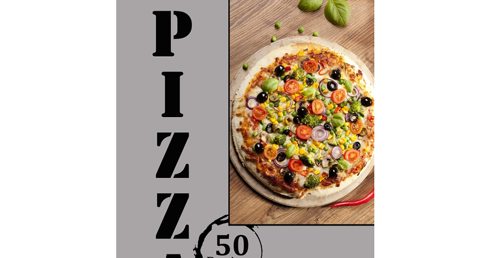 Pizza Cookbook: 50 Recipes-Easy and Healthy Recipes to Master the Outdoor Pizza