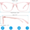 Thumbnail: Blue Light Blocking Glasses for Women Men Computer Glasses anti Eyestrain Headac